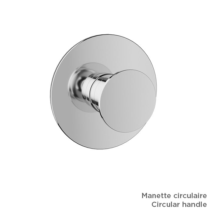 Baril Air B80 T80-9401-00 in Chrome with optional handle choices; handle kit and rough-in sold separately