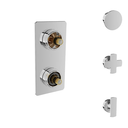 Baril Air B80 T80-9522-01 Chrome with optional handle choices, sold separately; rough-in sold separately