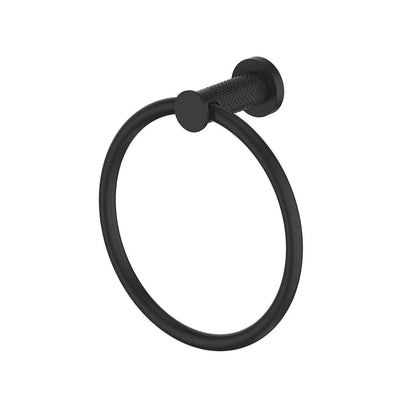 Vogt Drava Towel Ring in Matte Black - BA.0108.MB