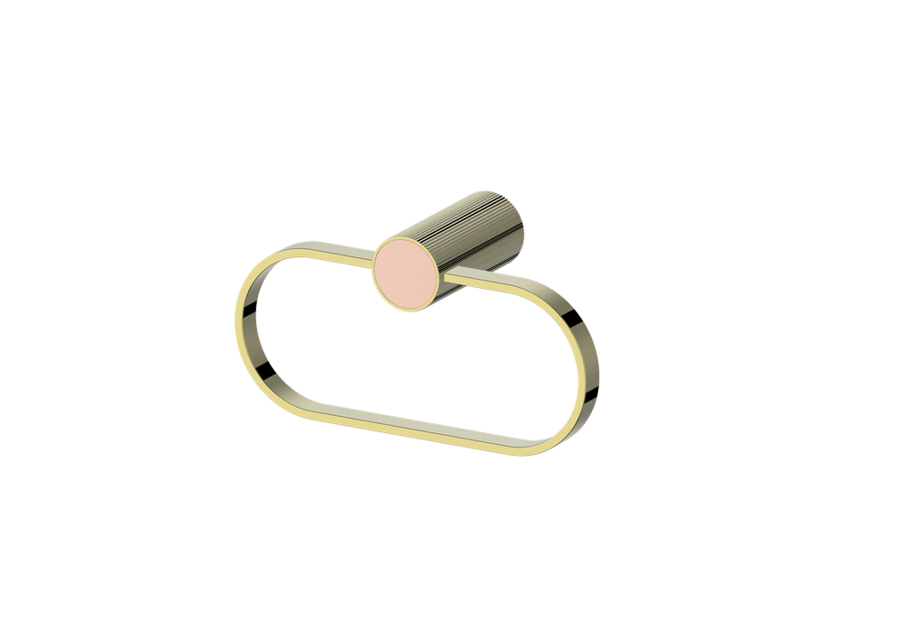 Brushed Gold / Blush Pink