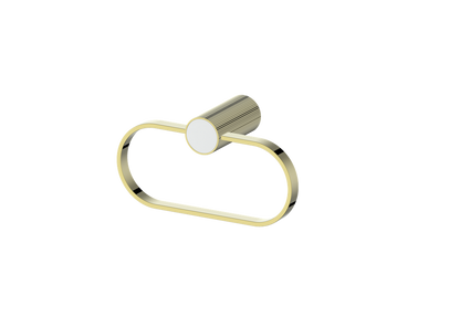 Brushed Gold / Matte White