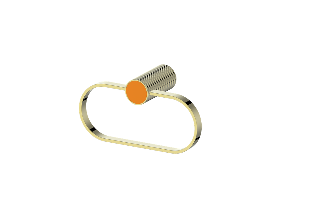 Brushed Gold / Orange Burst