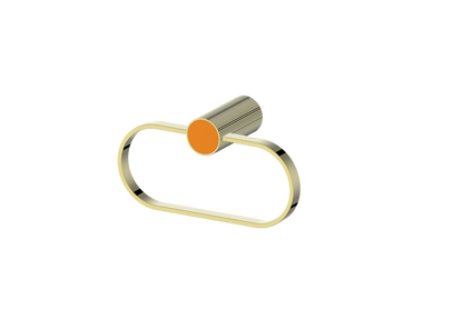 Brushed Gold / Orange Burst