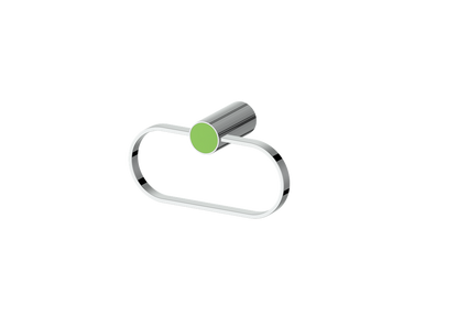 Polished Chrome / Lime Green
