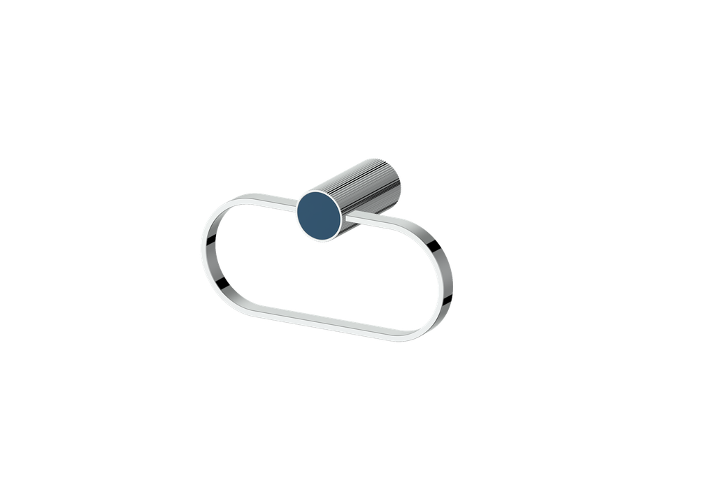 Polished Chrome / Midnight Blue