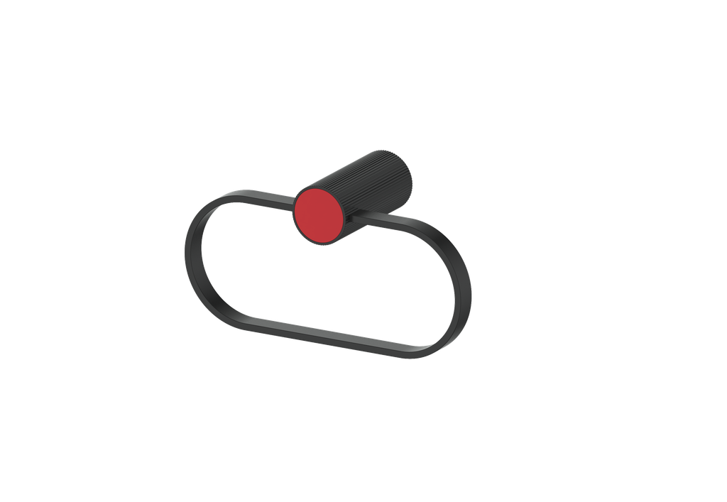 Matte Black / Tango Red