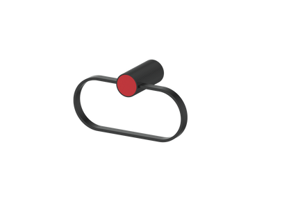 Matte Black / Tango Red