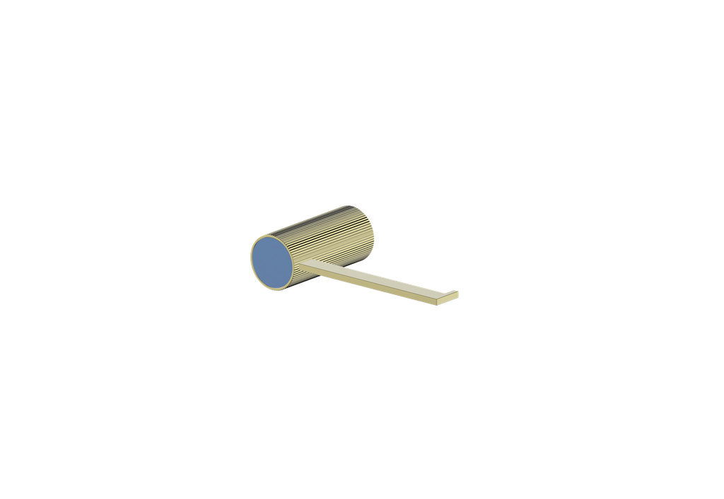 Brushed Gold / Azure Blue