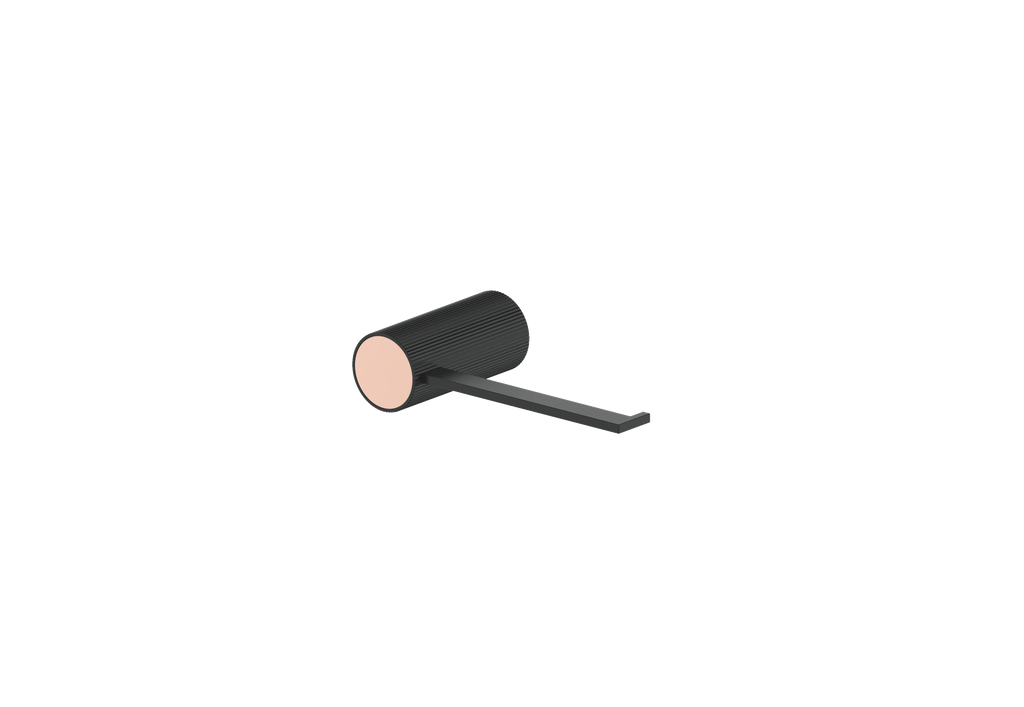 Matte Black / Blush Pink