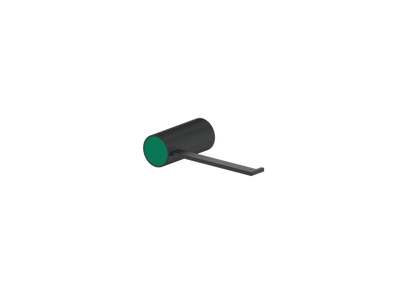 Matte Black / Emerald Green