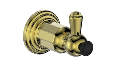 Vogt Carinthia Robe Hook in Brushed Gold & Matte Black – BA.0310.BGB