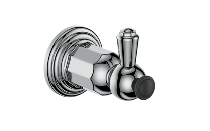 Vogt Carinthia Robe Hook in Chrome & Matte Black – BA.0310.CB