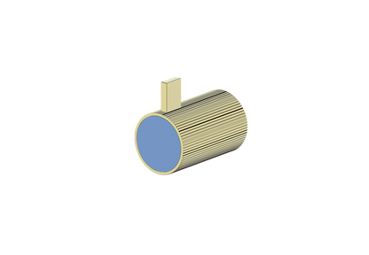 Brushed Gold / Azure Blue
