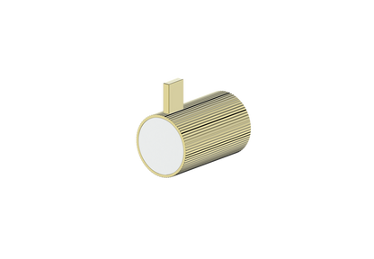 Brushed Gold / Matte White