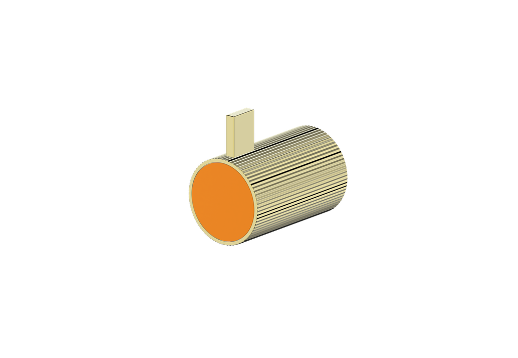Brushed Gold / Orange Burst