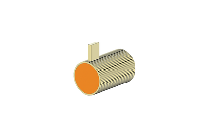 Brushed Gold / Orange Burst