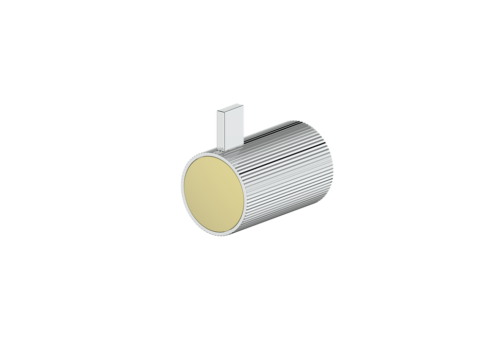 Polished Chrome / Brushed Gold