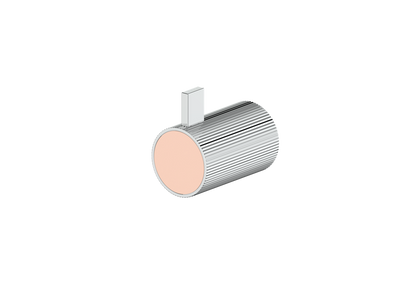 Polished Chrome / Blush Pink