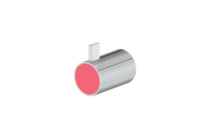 Polished Chrome / Fresh Raspberry