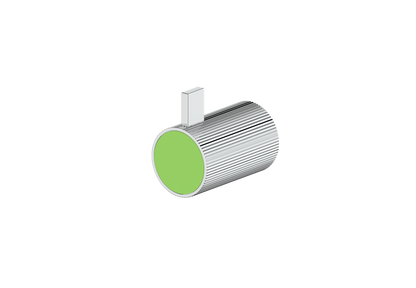 Polished Chrome / Lime Green
