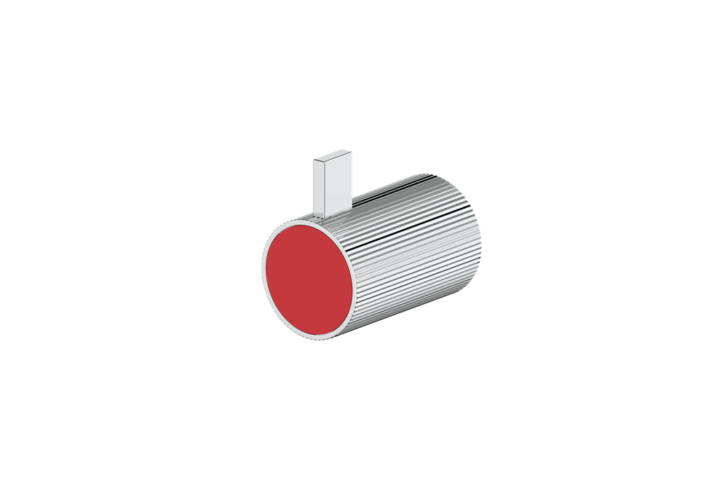 Polished Chrome / Tango Red