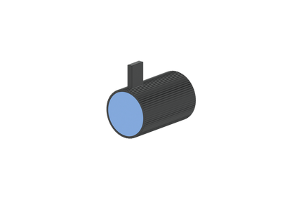 Matte Black / Azure Blue