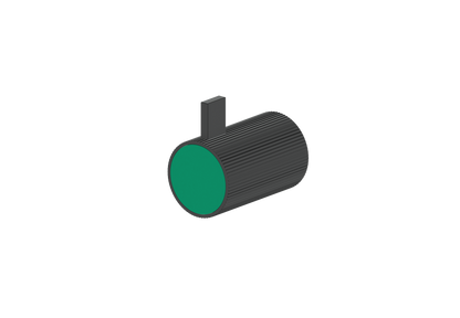 Matte Black / Emerald Green
