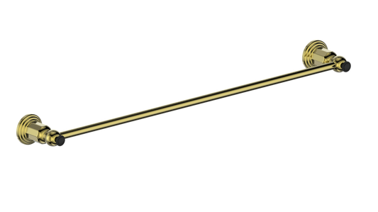 Vogt Carinthia 24" Towel Bar in Brushed Gold & Matte Black – BA.0410.BGB