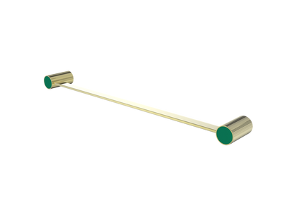 Brushed Gold / Emerald Green