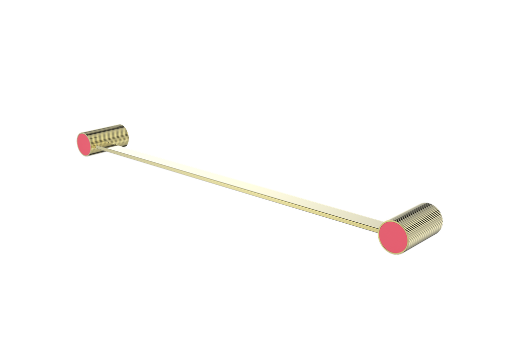 Brushed Gold / Fresh Raspberry