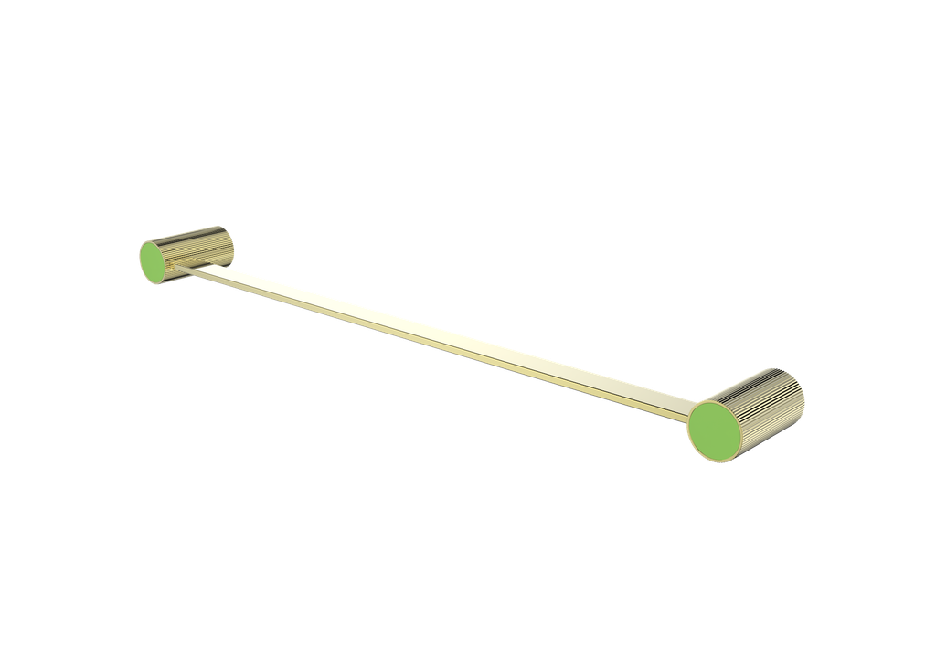 Brushed Gold / Lime Green