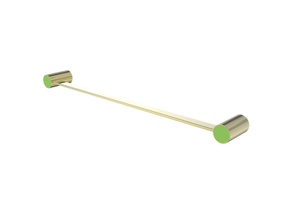 Brushed Gold / Lime Green