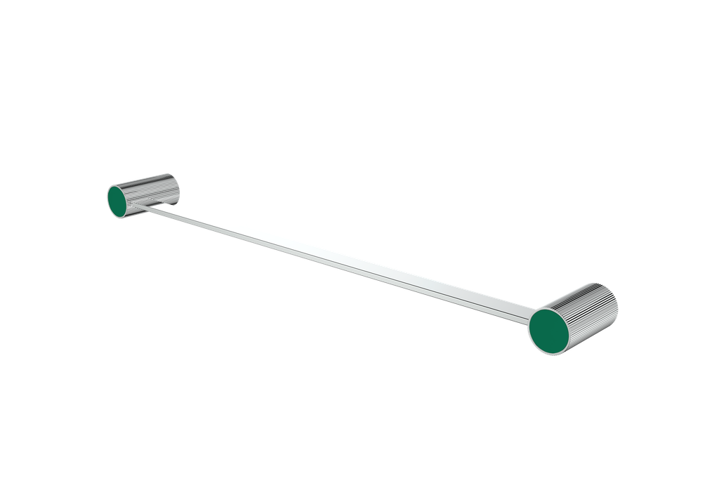 Polished Chrome / Emerald Green