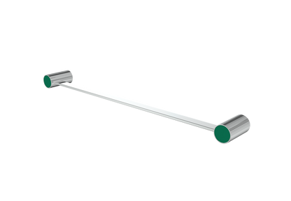 Polished Chrome / Emerald Green