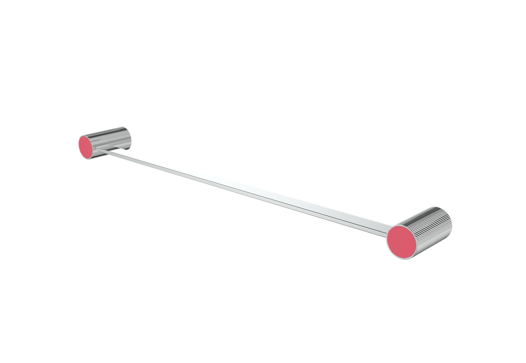 Polished Chrome / Fresh Raspberry