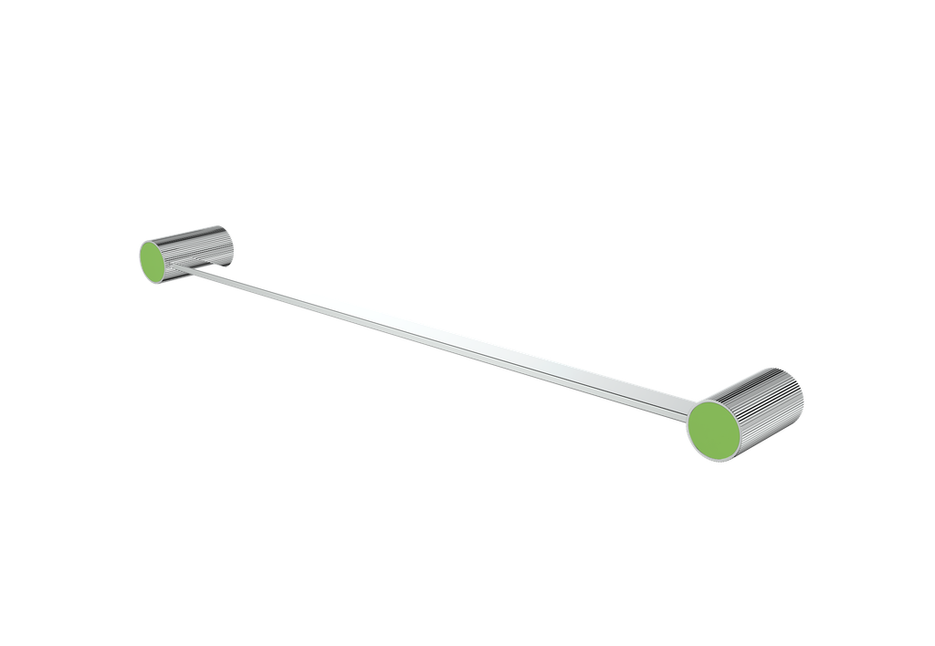 Polished Chrome / Lime Green