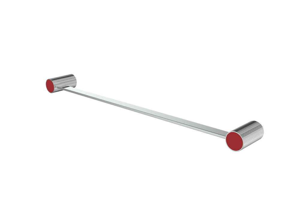 Polished Chrome / Tango Red
