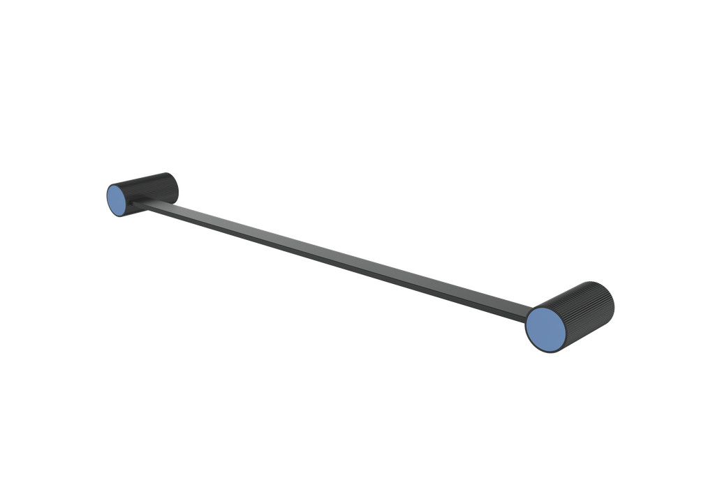 Matte Black / Azure Blue