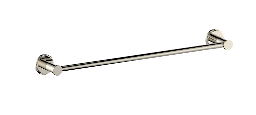 Vogt Zehn 18" Single Towel Bar - Polished Nickel (BA.0609.PN)