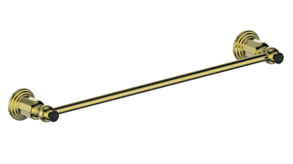 Vogt Carinthia 18" Towel Bar in Brushed Gold & Matte Black – BA.0610.BGB
