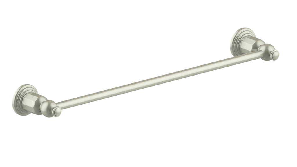 Vogt Carinthia 18" Towel Bar in Brushed Nickel – BA.0610.BN