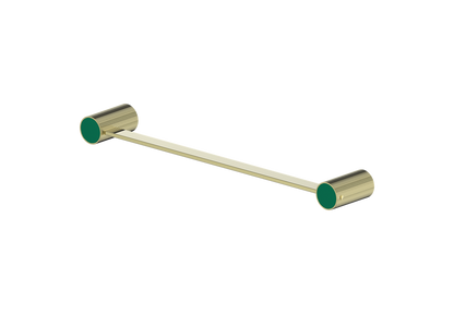 Brushed Gold / Emerald Green
