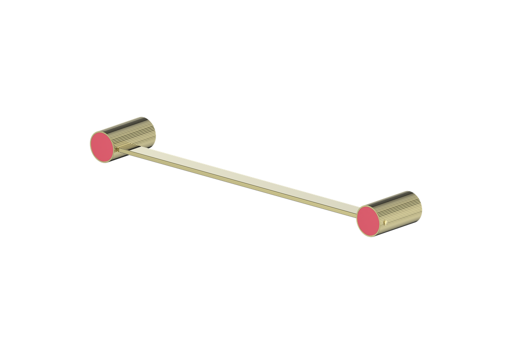 Brushed Gold / Fresh Raspberry