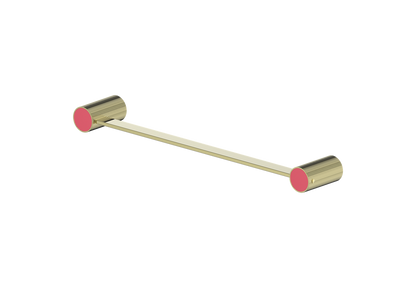 Brushed Gold / Fresh Raspberry