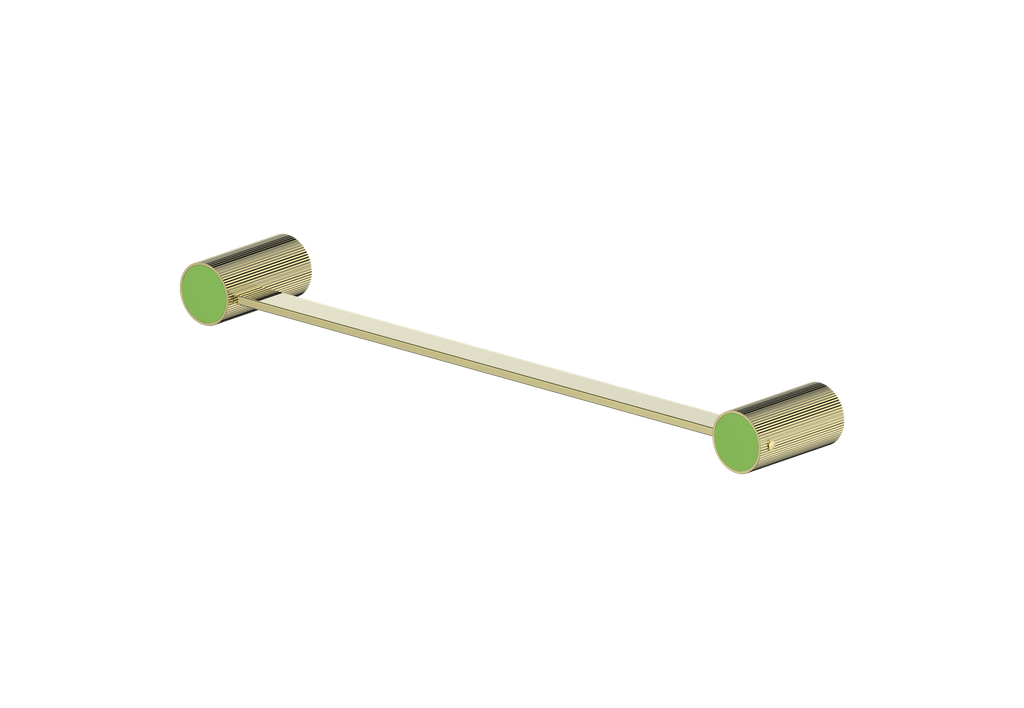 Brushed Gold / Lime Green