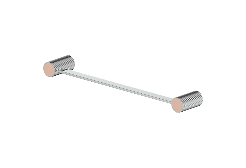 Polished Chrome / Blush Pink