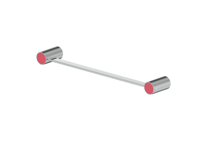Polished Chrome / Fresh Raspberry
