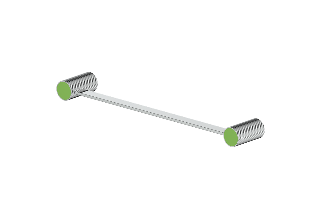 Polished Chrome / Lime Green