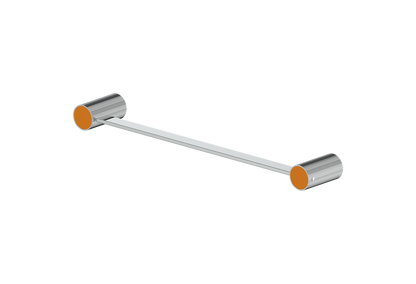 Polished Chrome / Orange Burst
