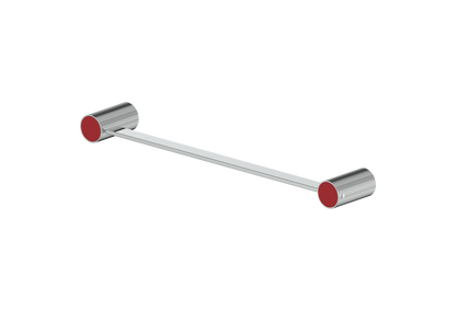Polished Chrome / Tango Red